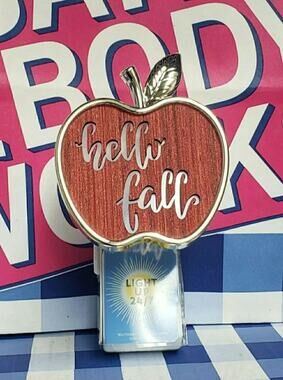BBW Hello Fall Light Up Fragrance Wallflower Plug In Home Scent Decor